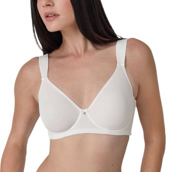 sassa BH Stripe Jacquard Minimizer Underwired Bra Benhvid polyamid C 75 Dame