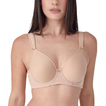 sassa BH Stripe Jacquard Spacer Bra Beige polyamid C 90 Dame