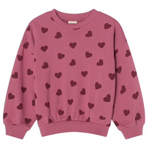 Kuling Valencia Sweatershirt Mauve Hearts Mauve Hearts-110/116 cm  Lyserød  110/116 cm  unisex