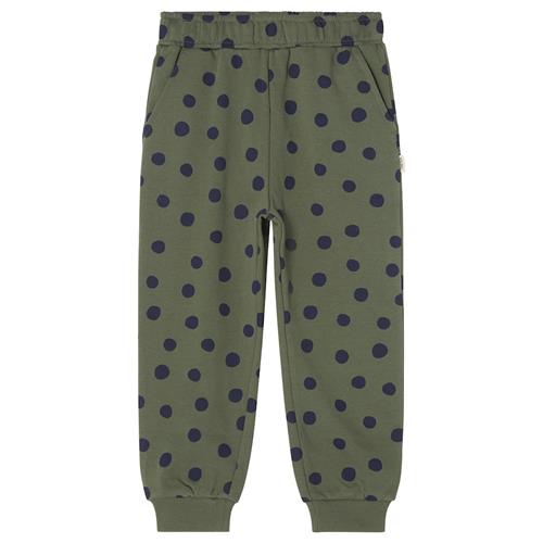 Kuling Valencia Sweatpants Forest Green Dots Forest Green Dots-98/104 cm  Grøn  98/104 cm  unisex