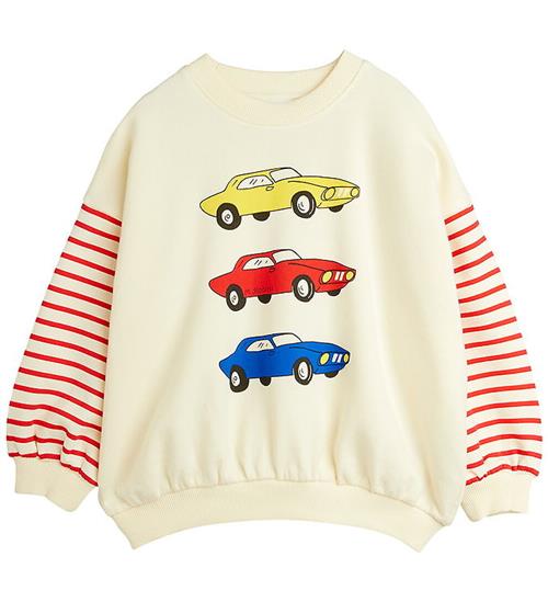 Mini Rodini Sweatshirt - Cars - Off-White