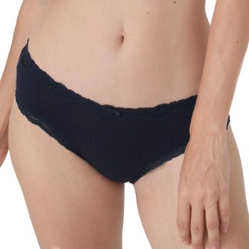 sassa Trusser Bamboo Jacquard Panty Marineblå viskose 44 Dame