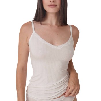 sassa Sassa Bamboo Jacquard Top Benhvid viskose 40 Dame
