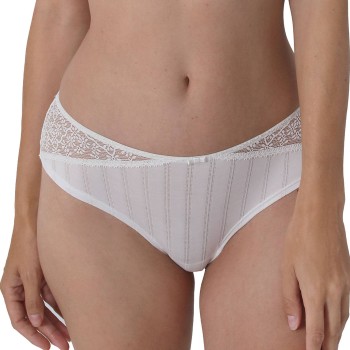 sassa Trusser Natural Stripe Panty Benhvid viskose 40 Dame