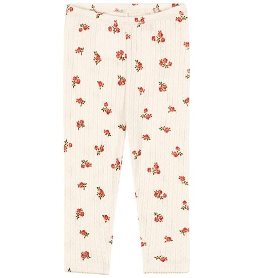Konges Sløjd Bukser - Minnie - Rosa Rouge m. Hulmønster