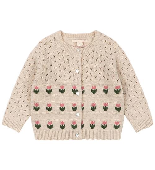 Konges Sløjd Cardigan - Uld/Polyamid - Belle - Cream And Tulips
