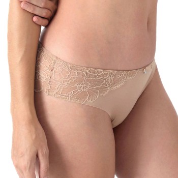 sassa Trusser Well Being Lace Slip Sand 42 Dame