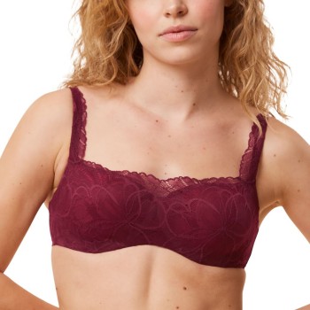 Triumph BH Body Make-Up Illusion Lace Balconette D1 Vinrød  C 90 Dame