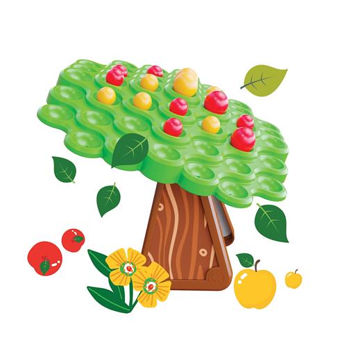 Quercetti Quercetti - Stay Apple Balanced Balance-spil Multi One Size-Multi  Grøn  One Size  unisex