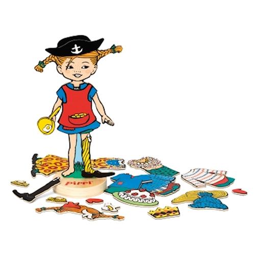 Micki Pippi Magnetdukke Multi  Multi-OS  Rød  One Size 3+ Years unisex