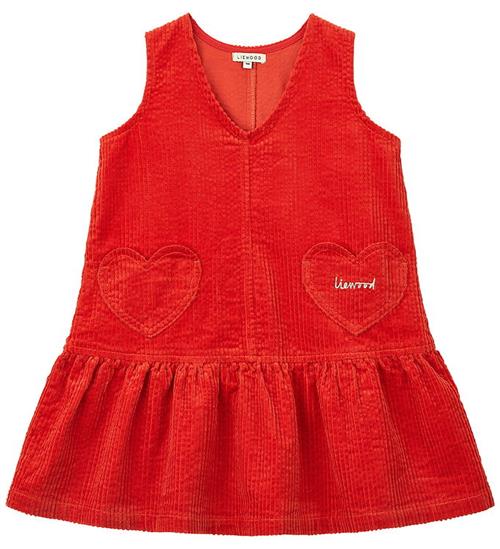 Liewood Kjole - Arabella Corduroy Dress - Apple Red